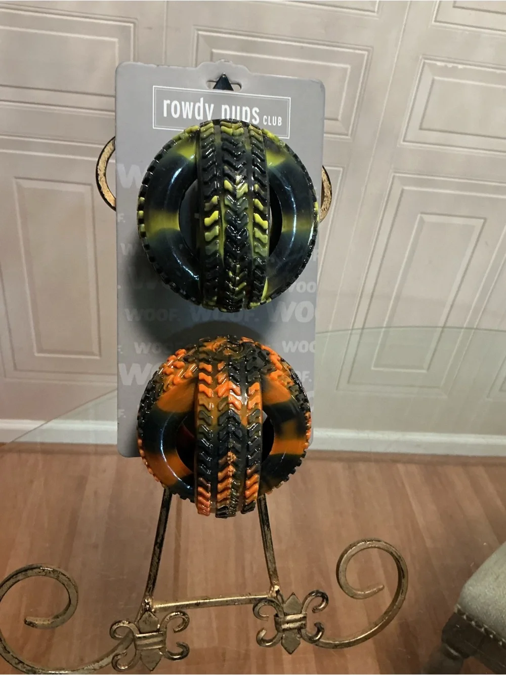 Rowdy Pups Set Of 2 Splatter Cage Ball Dog You With Vanella Scented  3”